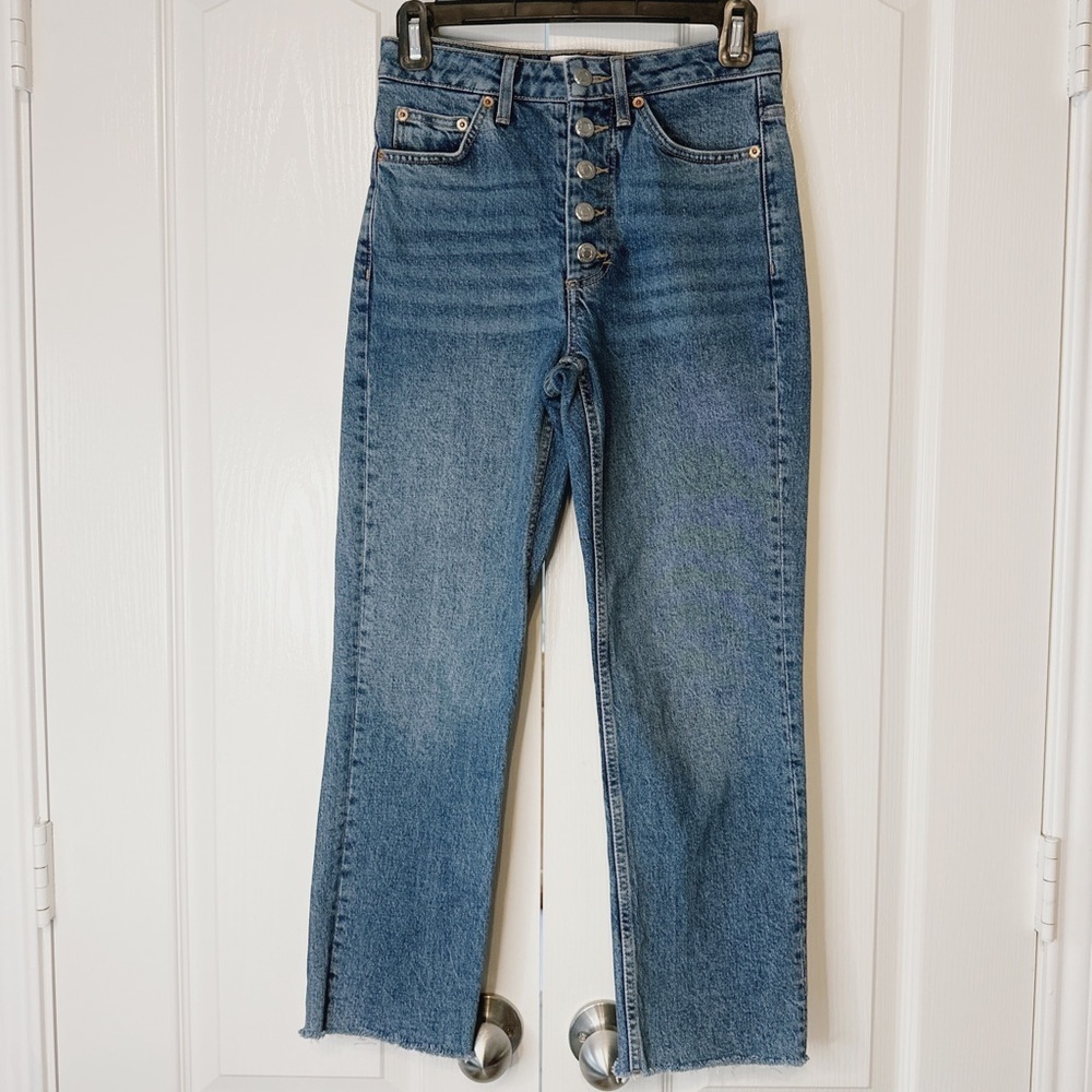 Topshop Woman’s Straight Jean Size W 25